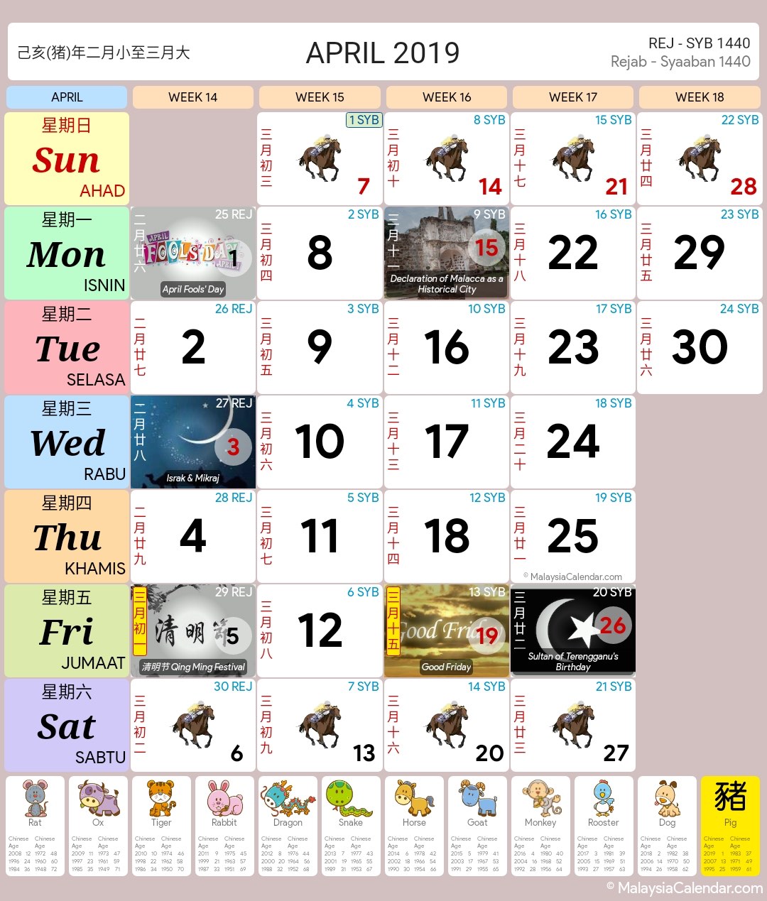 Kalendar Malaysia 2019 (Cuti Sekolah) - Kalendar Malaysia