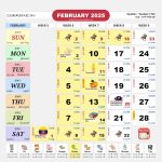 kalendar malaysia calendar feb 2025