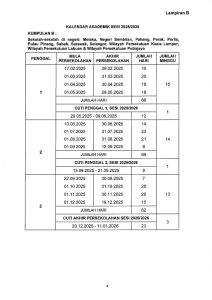 Takwim Cuti Sekolah 2025/2026 & Kalendar Akademik KPM - Kalendar Malaysia