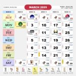 kalendar malaysia calendar mar 2025 cuti sekolah 2025/2026