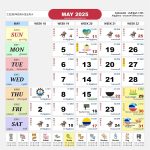 kalendar malaysia calendar may 2025 cuti sekolah 2025/2026