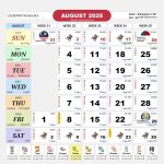 kalendar malaysia calendar aug 2025 cuti sekolah 2025/2026
