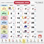 kalendar malaysia calendar feb 2026