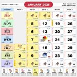 kalendar malaysia calendar jan 2026