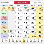 kalendar malaysia calendar may 2026