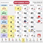 kalendar malaysia calendar sep 2026