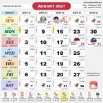 kalendar malaysia calendar aug 2027