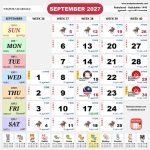 kalendar malaysia calendar sep 2027