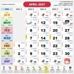 kalendar malaysia calendar apr 2027