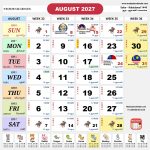 kalendar malaysia calendar aug 2027