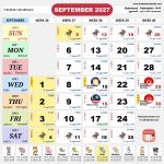 kalendar malaysia calendar sep 2027