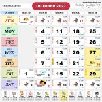 kalendar malaysia calendar oct 2027